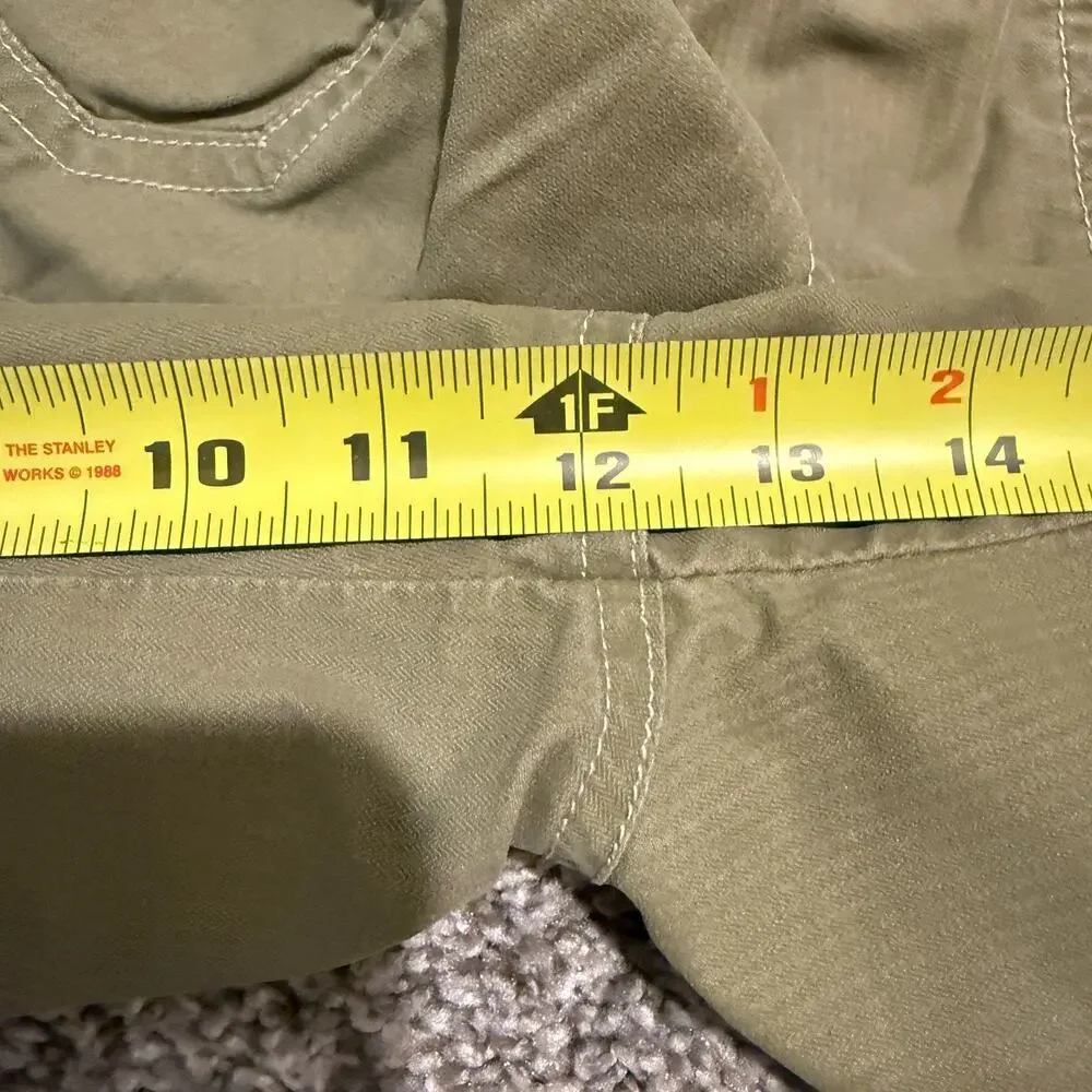 KÜHL Mens XL Khaki Cargo Shorts Ambassador Wornout Hiking Outdoor Utility